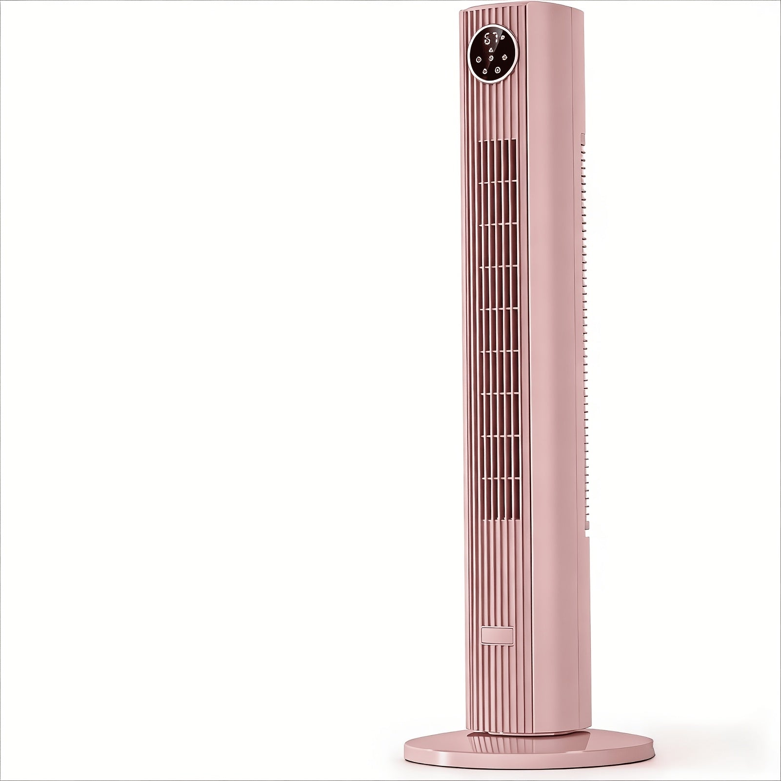 35-inch Tower Fan Portable Electric 85° Oscillating Fan Quiet Cooling Standing Bladeless Floor Fans 3 Speeds Wind Modes 12h Timer Bedroom Office, Black with White