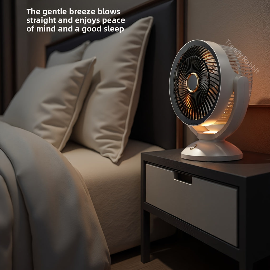 USB Plug-In Desktop Fan • Portable Air Circulation Fan • for Home Use