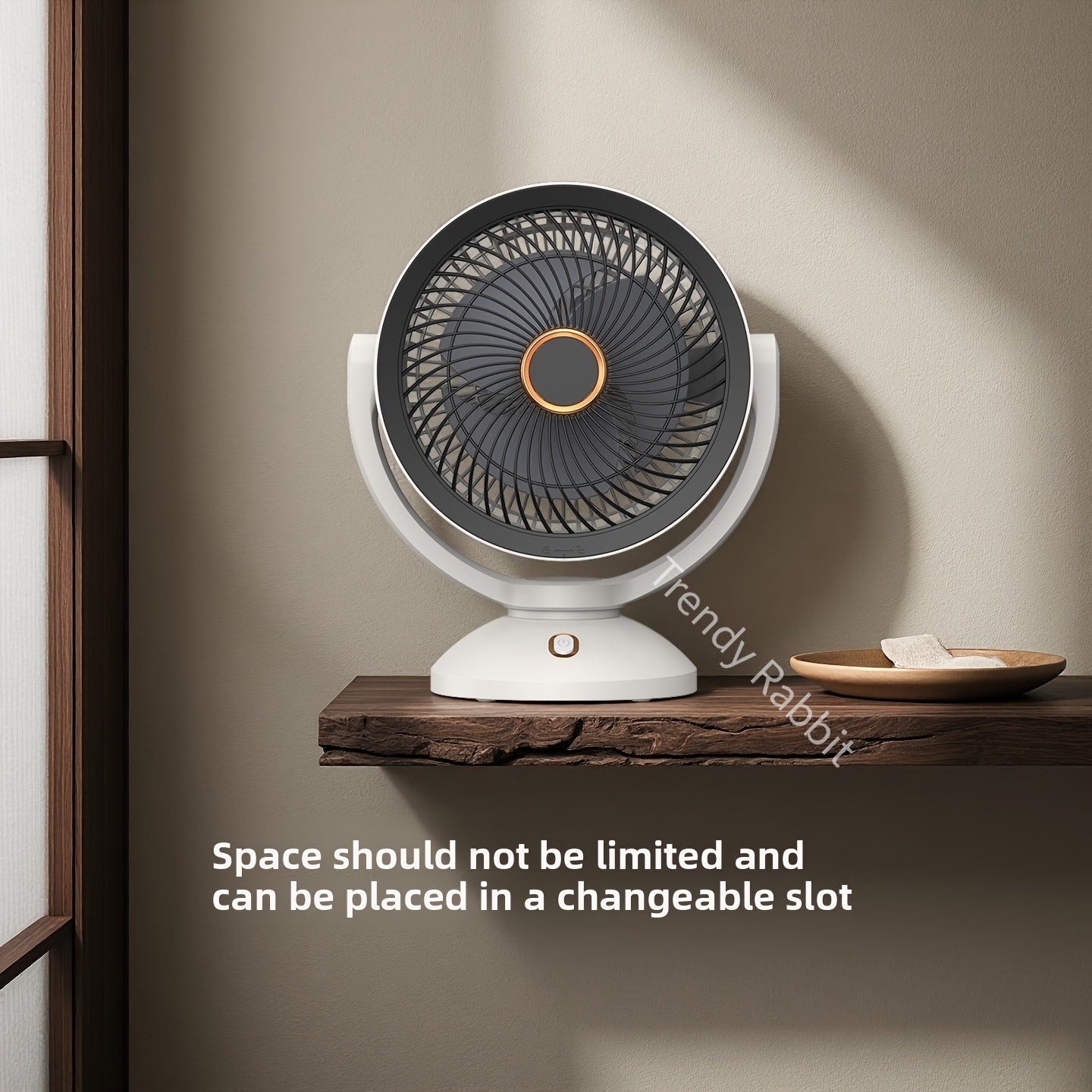 USB Plug-In Desktop Fan • Portable Air Circulation Fan • for Home Use