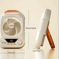 Fan Lighting Charging 3-in-1 Super Wind Portable USB Cooling Super Cool Camping Picnic BBQ Car Indoor Outdoor Fishing Cooler Adjustable